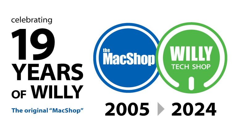 18 Years of Willy, the Original MacShop, since 2005
